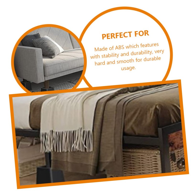 ABOOFAN 4pcs Table Risers for Desk Legs Multi Function Furniture