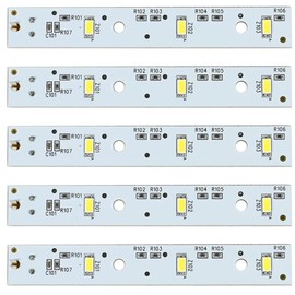 5PCS WR55X26671 LED Light Board for GE Refrigerator and Freezer, Replacement Part PS11767930 AP6035586 4468532 EAP11767930
