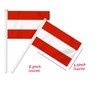 25 PCS Austria Handheld Small Flag, Austrian Hand held Mini