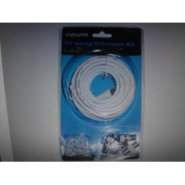 live wire 5 metre tv aerial extension kit