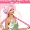 Shower Cap Silk Bonnet for Sleeping - Smooth satin headscarf