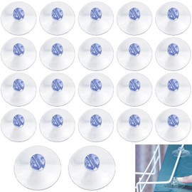 30 Pcs Bathroom Shower Caddy Connectors Suction Cups Heavy Strength Large Suction Cups Without Hooks Replacement Suction Cups for Regular Shower Caddy Basket Christmas Light