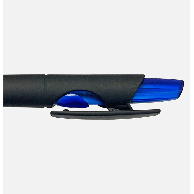 DataSafe Retractable Clicky Ballpoint Writing Pens, Black Casing, Medium Point