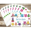 Edition Colibri 10 x Birthday Invitations Owls Birthday Invitations for