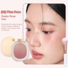 Lilyloria Matte Face Blush Powder for ‌Cheeks‌ with Brush ‌Blendable‌