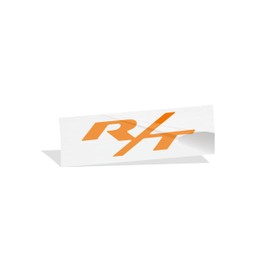R/T Emblem Overlay Decal Sticker - 2011-2024 Durango R/T (Bright Orange)