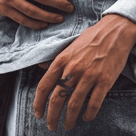 Bandmax Snake Ring Men Women Beautiful Snake Ring Gothic Ring Finger Ring Snake Ring Stainless Steel Unisex Chic Jewellery Snake Accessory, Stainless Steel Silver, No Gemstone