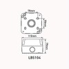 Luceco LED Storm Bulkhead 175 x 115 mm 750lm 7W