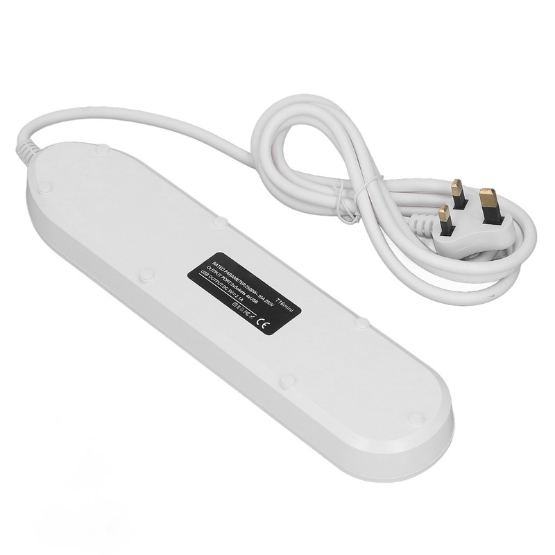 Power Strip Extension Long Cord 2500W Multi Functional with USB
