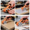 Cordless Electric Scissors, Rechargeable Rotary Cutter for Cloth Paper Leather