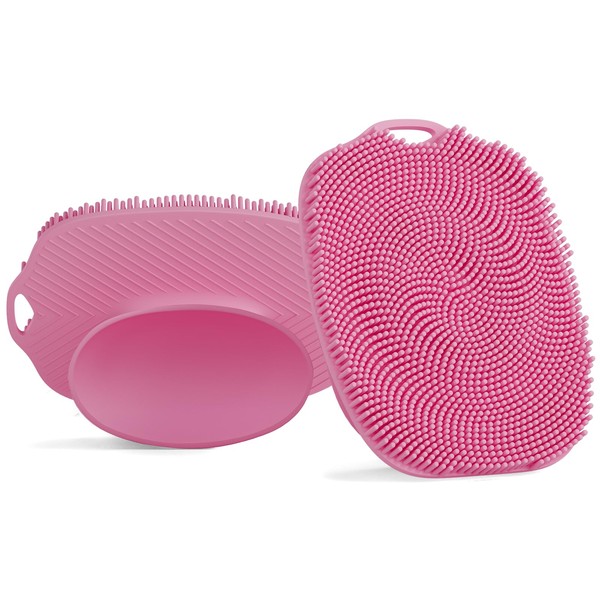 ARIOSOX 2 PCS Face Scrubber, Soft Silicone Face Exfoliator with