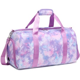 Dance Bag for Girls Princess Sports Duffle Bag for Girls Overnight Travel Duffel for Kids Ballet Bag with Shoes Compartment Water Resistant