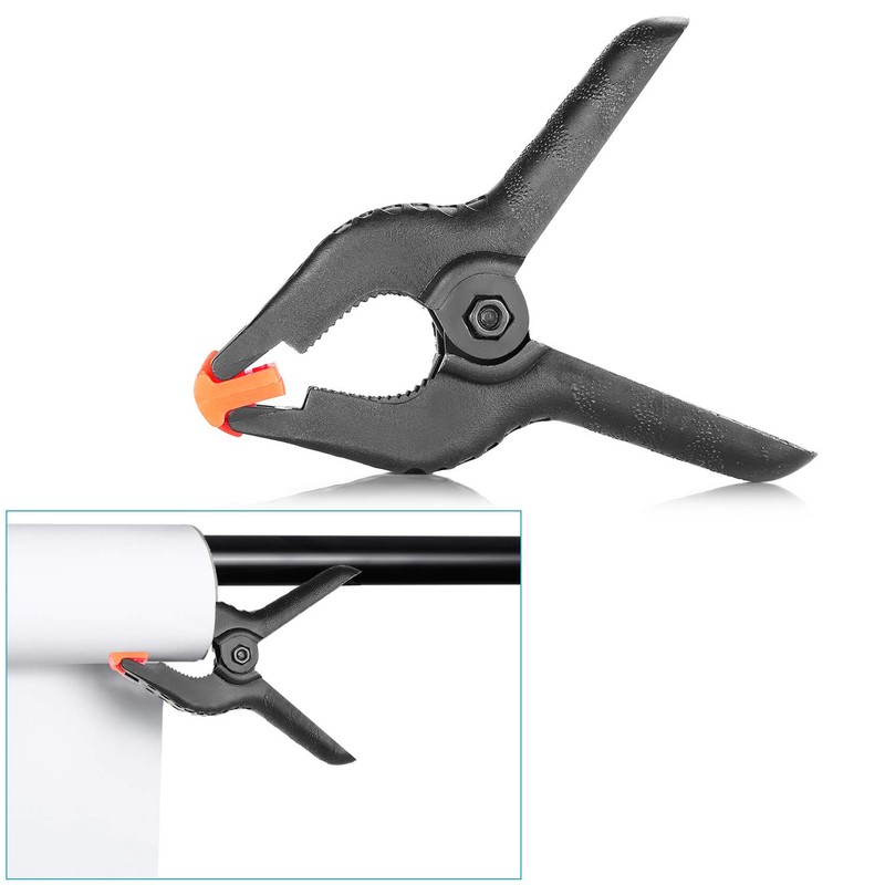 Neewer 6-Pack Set Heavy Duty Muslin Spring Clamps Clips 4.5"/11.4cm