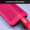 ZAXOP Resistant Silicone Mat Pouch for Flat Iron, Curling Iron,Hot