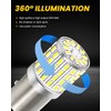 PHINLION 1157 LED White Light Bulbs, 2000 Lumens Super Bright