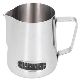 600ml Stainless Steel Frothing Cup Milk Coffee Frothing Pitcher with Thermometer Sticker
