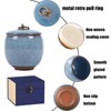 Small Urns for Human Ashes,Ceramic Memorial Mini Ashes Urns,Hold 5.5