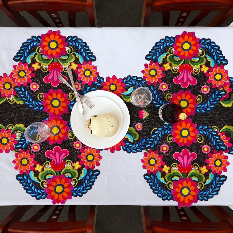 Embroidered Mexican Fiesta Cinco De Mayo Decorations Mexico Dia De