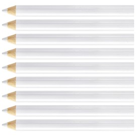 BEIQIYA 7pcs White Fabric Sewing Pencil, Fabric Mark Chalk Pencil for Sewing, Water-Soluble Tailor Markers Dressmaking Supplies for Embroidery Cross-Stitch Craft Sewing Arts