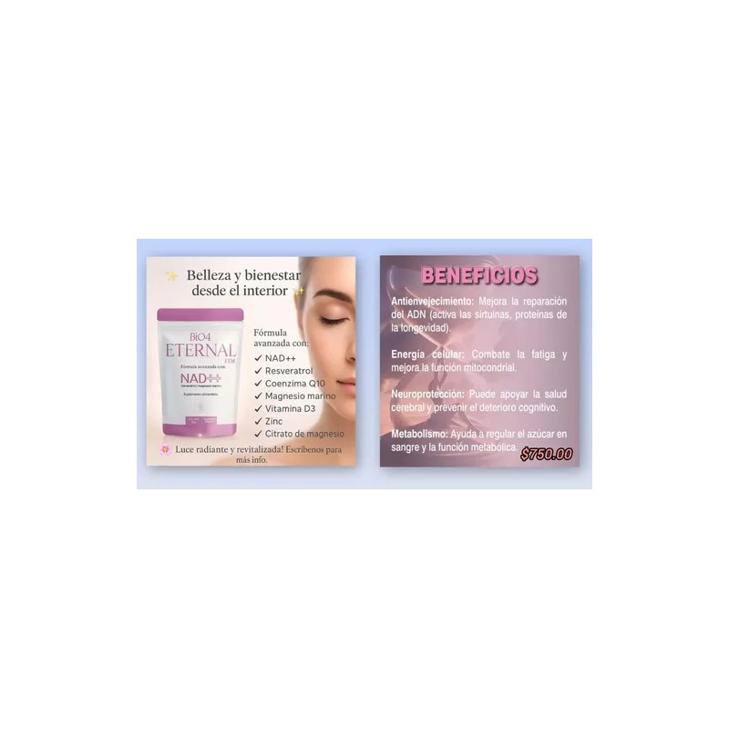 Nad / Resveratrol / Magnesio Marino