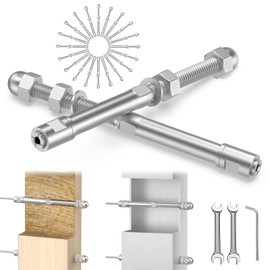 [Patent]CKE 20 Pack 1/8" Swageless Cable Railing Kit, Swageless Stud Tensioner End for Wood/Metal Post Deck Stair Cable Railing Hardware T316 Stainless Steel Swageless Cable Railing Tensioner Fittings