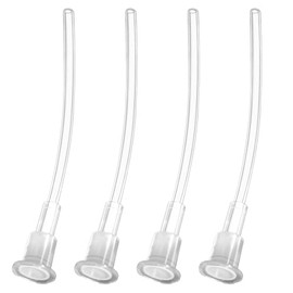 YARRAMATE 4Pcs Spray Straw Replacement for Kitchen Oil Sprayer Bottle, 4.72in/12cm Replacement Pipes for Cooking 16oz/470ml Olive Oil Glass Dispenser Bottle, Replace Oil Spray Tube Set
