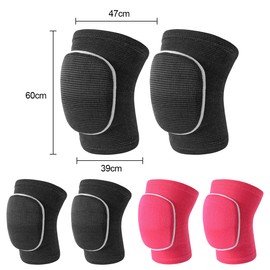 Getrays Dance Knee Pads, Elastic Knee Pads for Dancers, Non-Slip Kneepads for Women, Supple Knee Pads for Dance Sports Yoga Volleyball