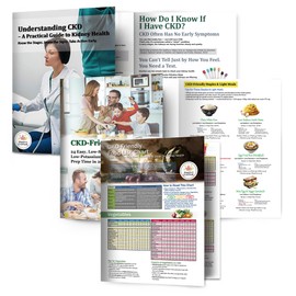 Set of 3 Kidney Friendly Food List Charts – CKD Meal Planner with Potassium, Sodium & Phosphorus Values | Kidney Diet Food Chart for Renal Health | 2025 Edition