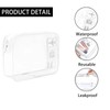 2 Pcs Airport Security Liquids Bags, Clear Travel Toiletries Bag,