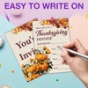 LyoGao Thanksgiving Party Invitations With Envelopes (20 Pack) - Fall