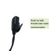 BVMAG Walkie Talkie Earpiece with Mic PTT G Shape Headset