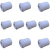 25mm PVC Male Conduit Adaptor White– Pack of 10