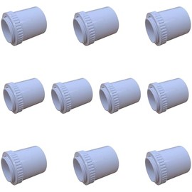 25mm PVC Male Conduit Adaptor White– Pack of 10