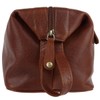 Rowallan of Scotland Mens Large Leather Wash Toiletries Bag -