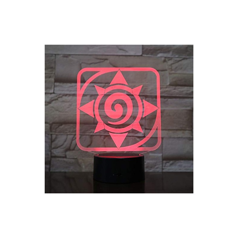 LED Blizzard Hearthstone Logo Changing Color USB Night Light and