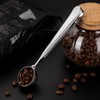 Phyxiul Coffee Spoons 2-Pack Measuring Spoons Stainless Steel 2-in-1 Coffee