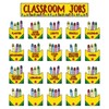 FYSUIMU Crayon Class Jobs Bulletin Board Set Colorful Classroom Jobs