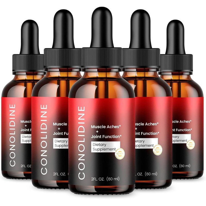 Healthly Conolidine Drops Muscle Aches + Joint Function Dietary Supplement