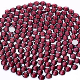 3000PCS SS20/5mm Crystal Rhinestones (Amethyst), Bedazzling Flatback Glass Rhinestones for Crafting DIY Nail Art Makeup Decoration, Gems Diomand Charms for Tumbler Shoes Clothing Mug