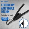 MILYARD 8 Pcs Adjustable Bungee Cord with Hooks 3 Sizes,