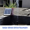 6V 1.5W Solar Water Pump 6 Modes 160L/h 50cm Lifting