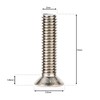 M3 (3mm x 10mm) Phillips Countersunk Machine Screws Flat Head