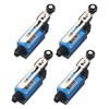 Set of 4 Adjustable Limit Switches: Lever Limit Switch 1NC