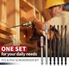 ColumPRO 12PCS PH2 & PZ2 Magnetic Impact Driver Bits Set,