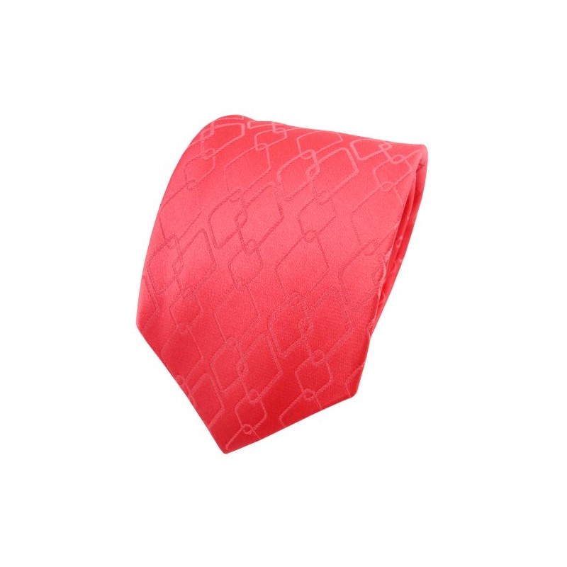 TigerTie Satin Skinny Tie Silk Tie with Red Rose Pattern
