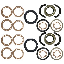 SecosAutoparts Front Axle Seal Kit 04434-60051 0443460050 Compatible with Toyota Land Cruiser Fj80 Fzj80 Hzj80 Hdj80 1991-1997 Compatible with Lexus LX450 1996 1997 4.0L 4.5L Knuckle Seal Kit