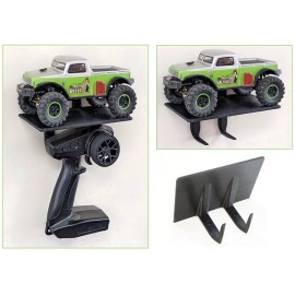 Speedway Wall Mount Display Stand + Transmitter Holder for Axial SCX24 1/24 Micro Crawler