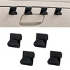 Hugwits 4 PCS Car Co-Pilot Glovebox Hooks, Hanger Storage Organizer