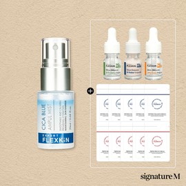 Flexkin Cica Blue Ampoule Mist 20ml + 10 samples / 플렉스킨 시카 블루 앰플 미스트 20ml+샘플10종