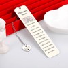 14 Year Anniversary Ivory Gifts for Her Him Bookmarks for